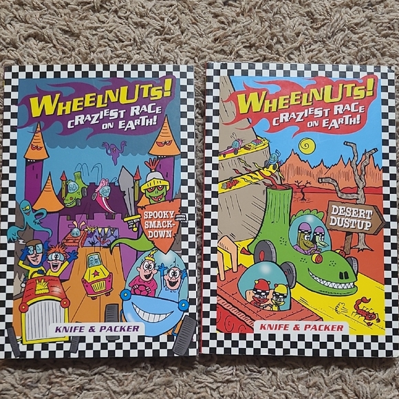 Other - Wheelnuts! Craziest Race on Earth Books